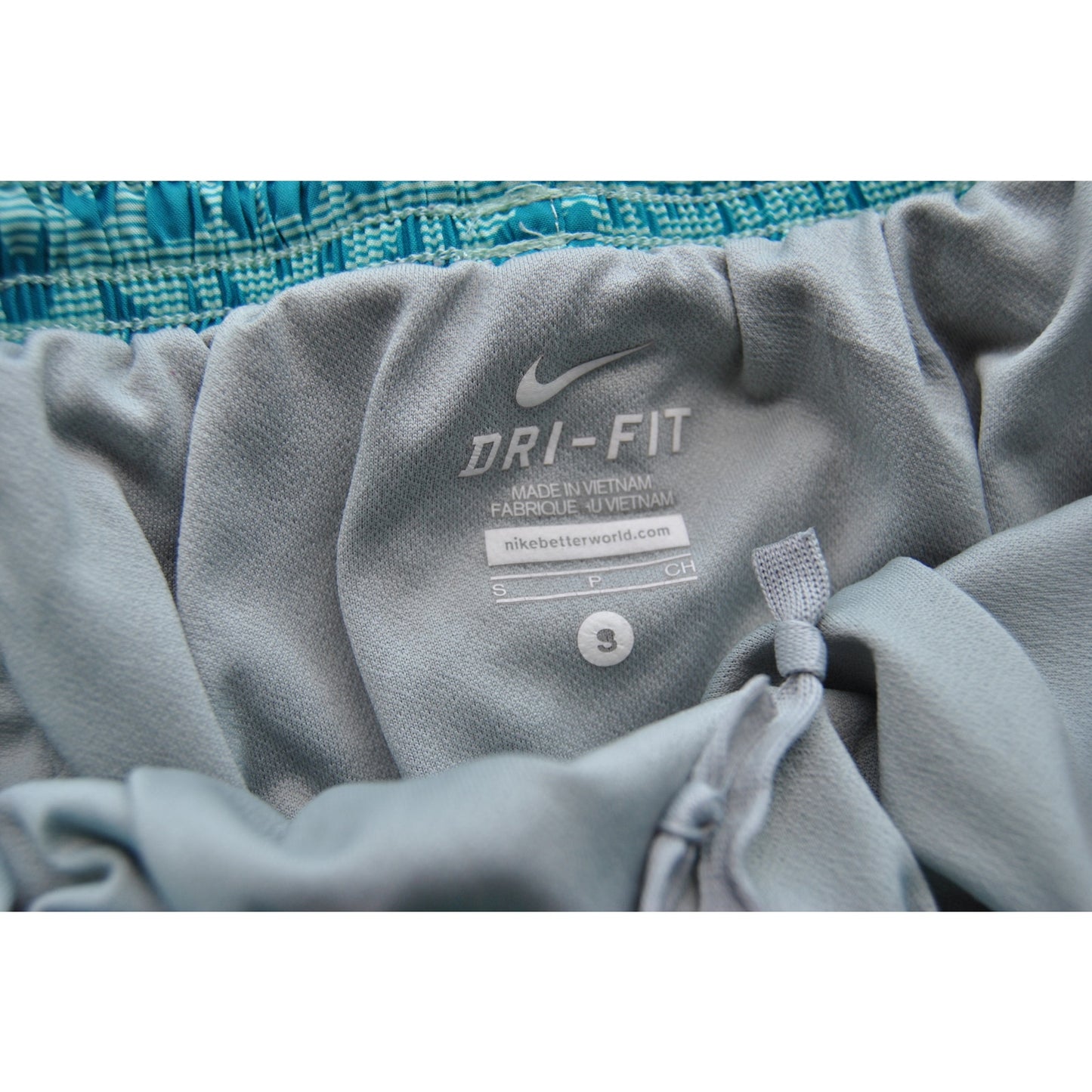 Nike Small Two Toned Blue Lined Shorts