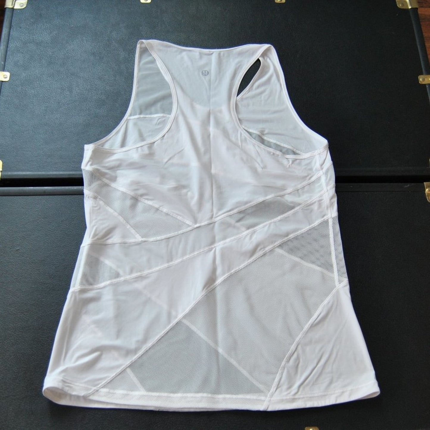 Lululemon Mesh Pattern Tank Top White