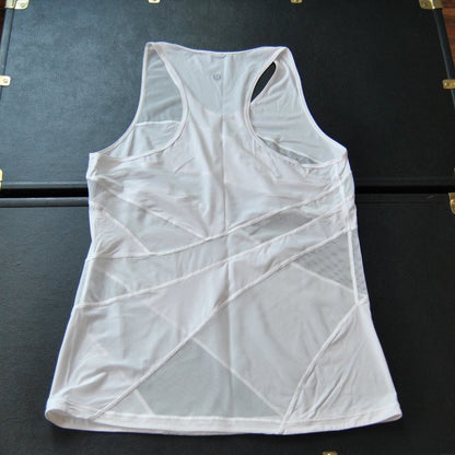 Lululemon Mesh Pattern Tank Top White