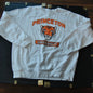 Princeton University Medium-Large White Orange w/ Tiger Logo Crewneck Sweater