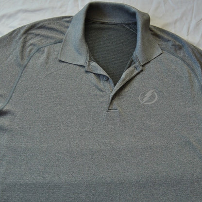 Lululemon Gray Tampa Bay Lightning XXL Short Sleeve Polo Shirt
