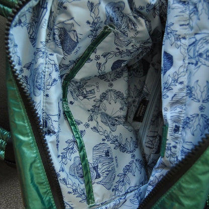 Oliver Thomas x Pelton Very Rare Teal Duffle Bag w/ Small Inner Tote