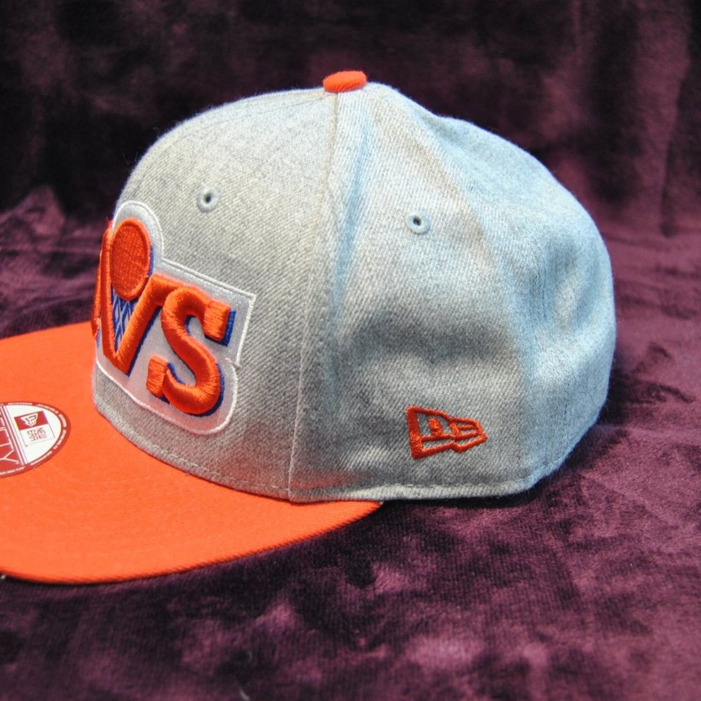 Cleveland Cavaliers New Era 9Fifty Orange & Gray Snap Back Hat (OSFM)