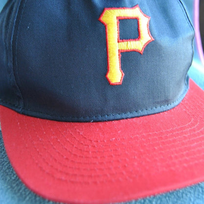 Pittsburgh Pirates x True Value Vintage Black w/ Red Brim Snap Back Hat