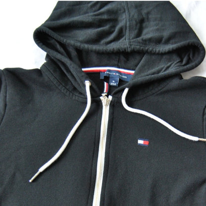 Tommy Hilfiger Medium Black Full Zip-up Lightweight Hoodie