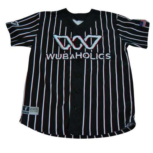Wubaholics Jersey Shirt Black with Trippy Stripes #19
