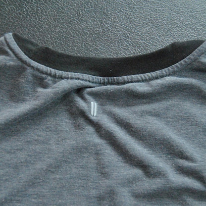 No Bull Crop Top Dark Gray Small