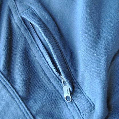 Lululemon Sweatpants Medium Blue w/ Black Stripe & Zipper Pockets