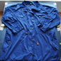 Ralph Lauren X-Large (Women's) Navy Blue Trench Coat