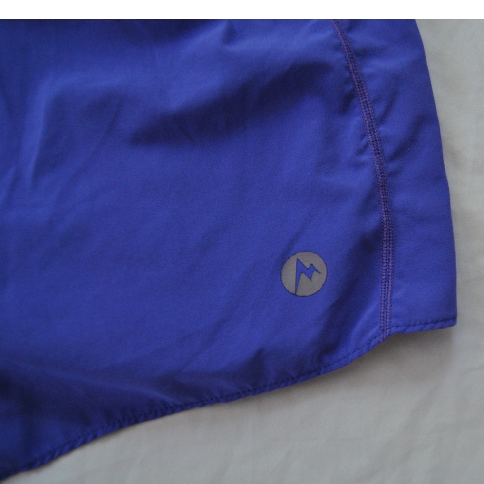 Marmot Purple & Neon 3" Shorts w/ Inner Liner Small