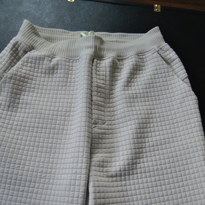 Lululemon Tan Lab Kosaten Textured Grid Jogger Sweatpants w/ Pockets Size: 10