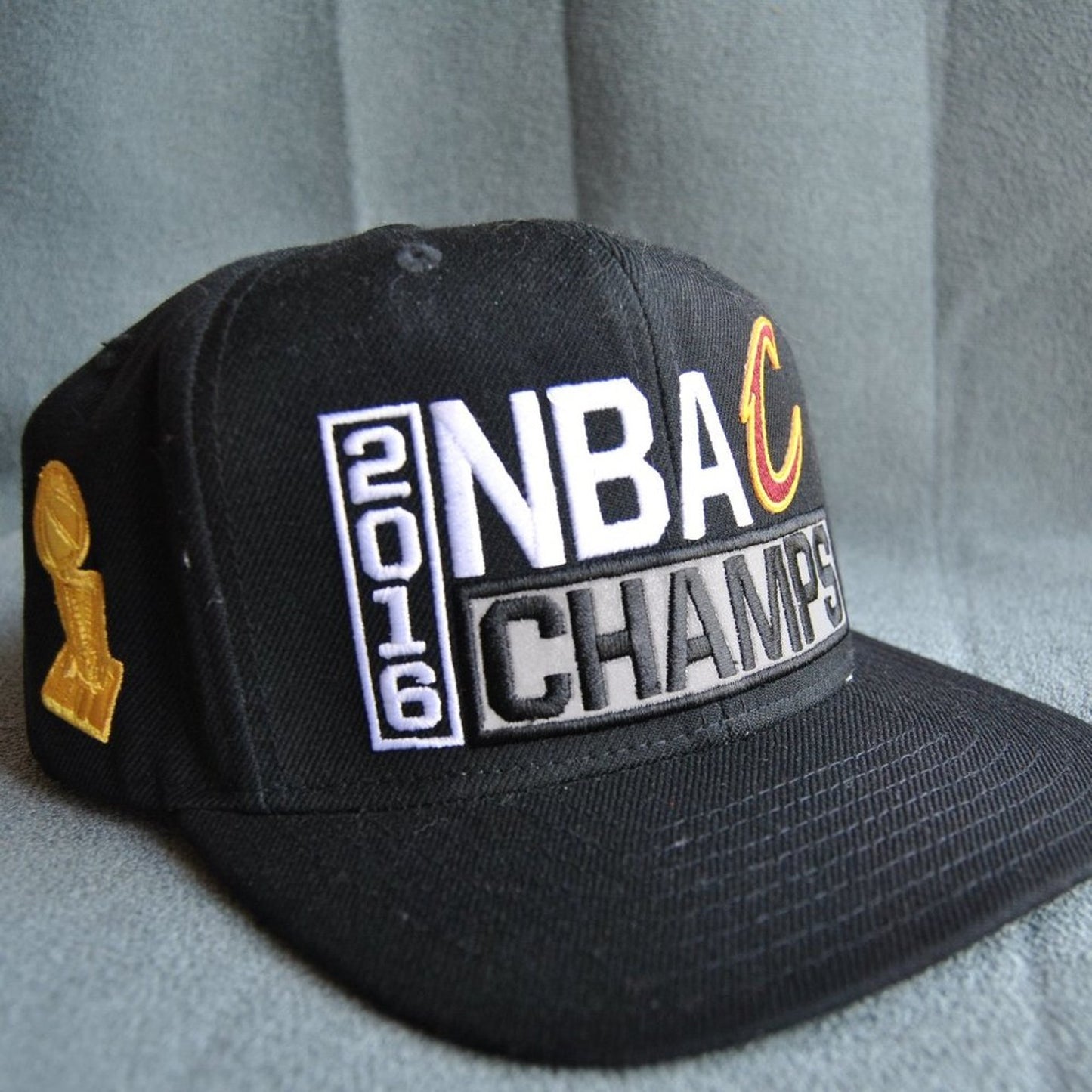 Cleveland Cavaliers 2016 NBA Champs Black Snapback Hat