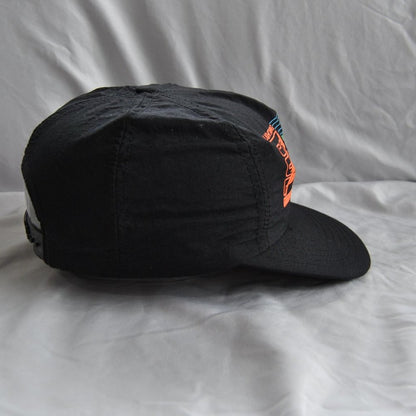 Lighting Bolt Black Vintage Snap Back Hat