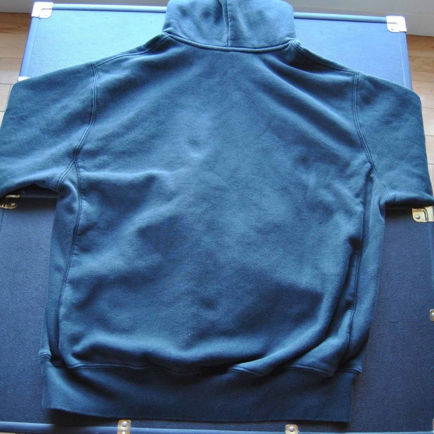 Champion Reverse Weave Large Black Vintage Hoodie