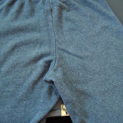 Stussy X-Small Gray & Purple Script Jogger Sweatpants w/ Drawstring