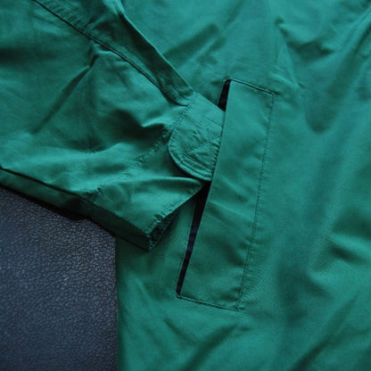 Green Bay Packers XLV NFL Large Green Windbreaker w/ Hideaway Hood