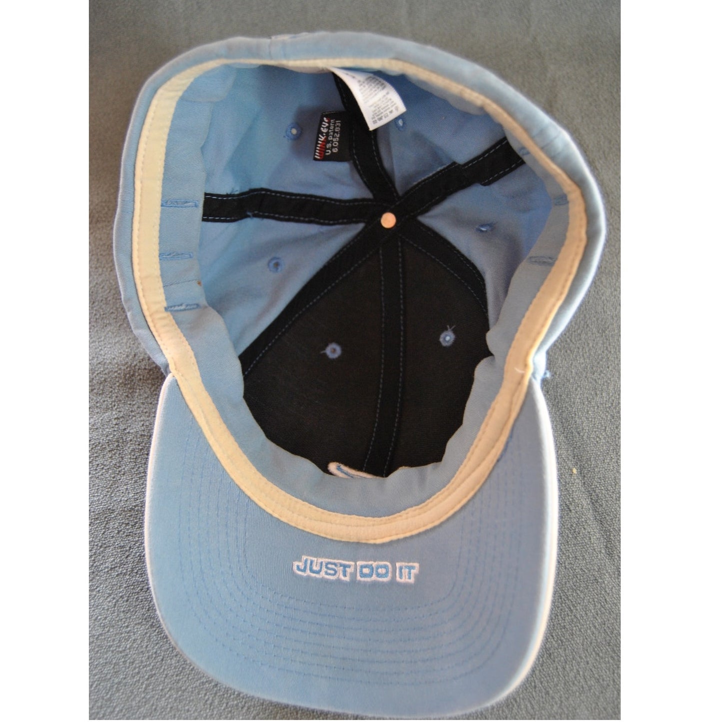 Nike Classic Baby Blue Fitted Curved Brim Hat