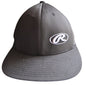 Rawlings Black & White Fitted Hat Size: Small/Medium