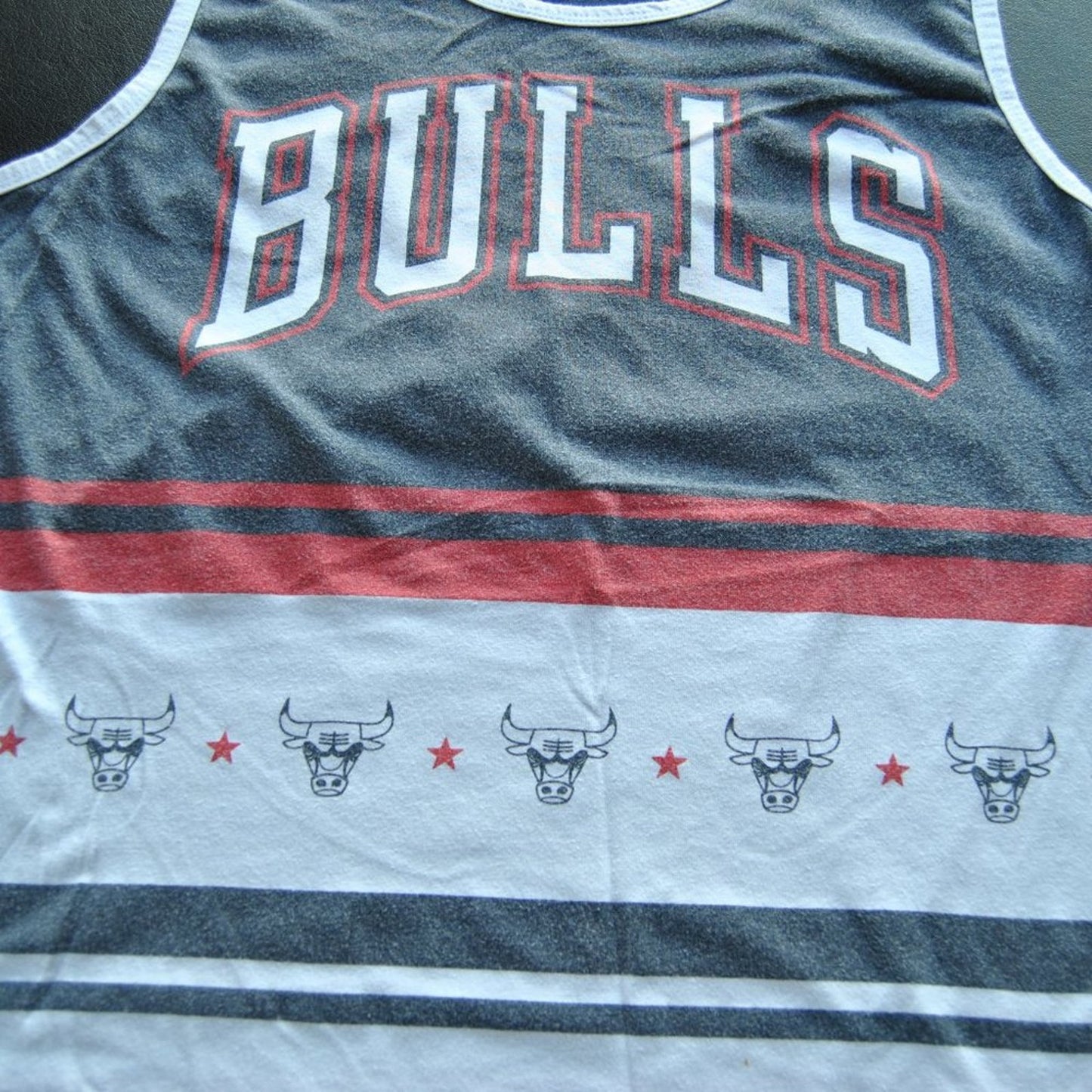 Chicago Bulls Small NBA Tank Top Red, White, & Blue