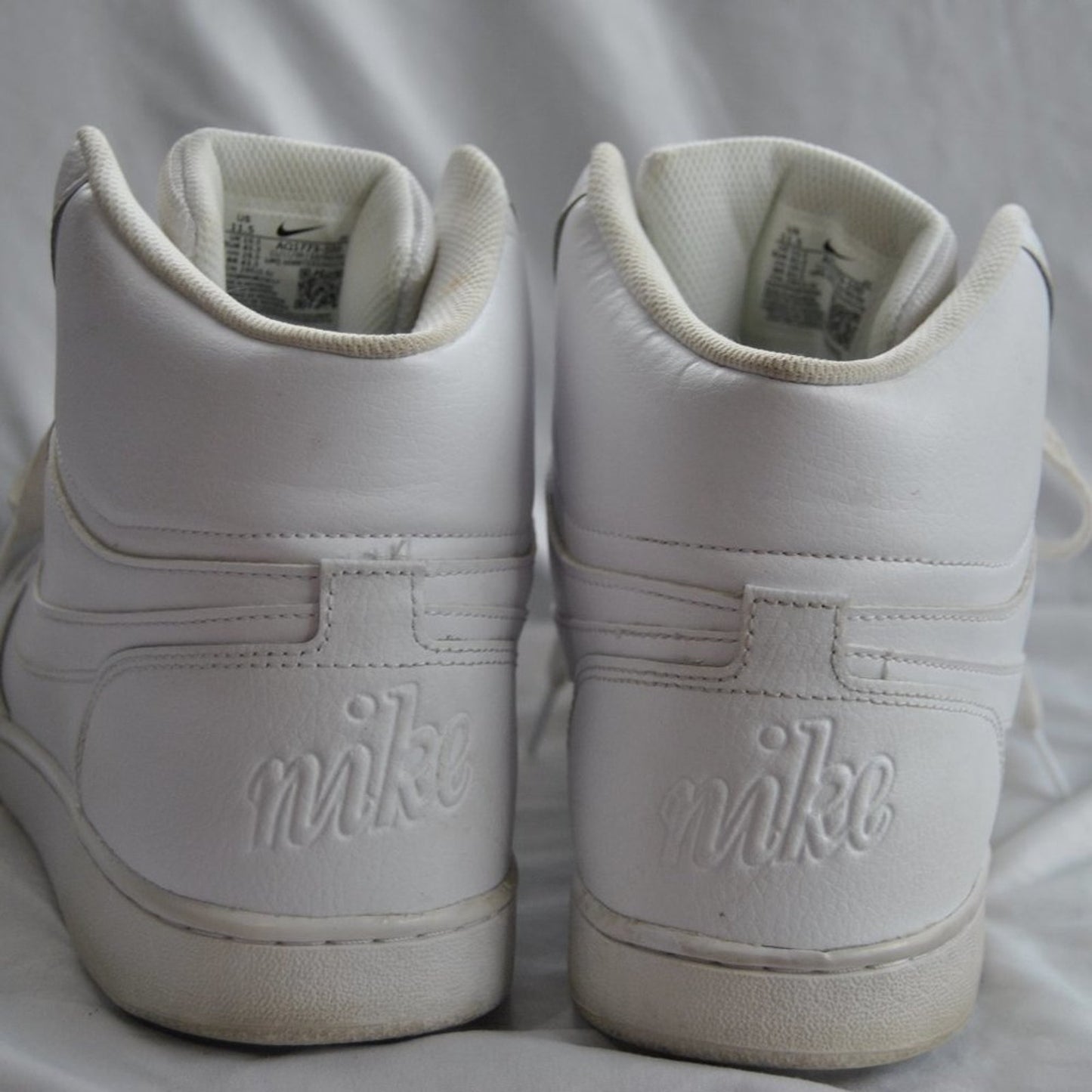 Nike Ebernon Mid All White Shoes Men's Size 11.5
