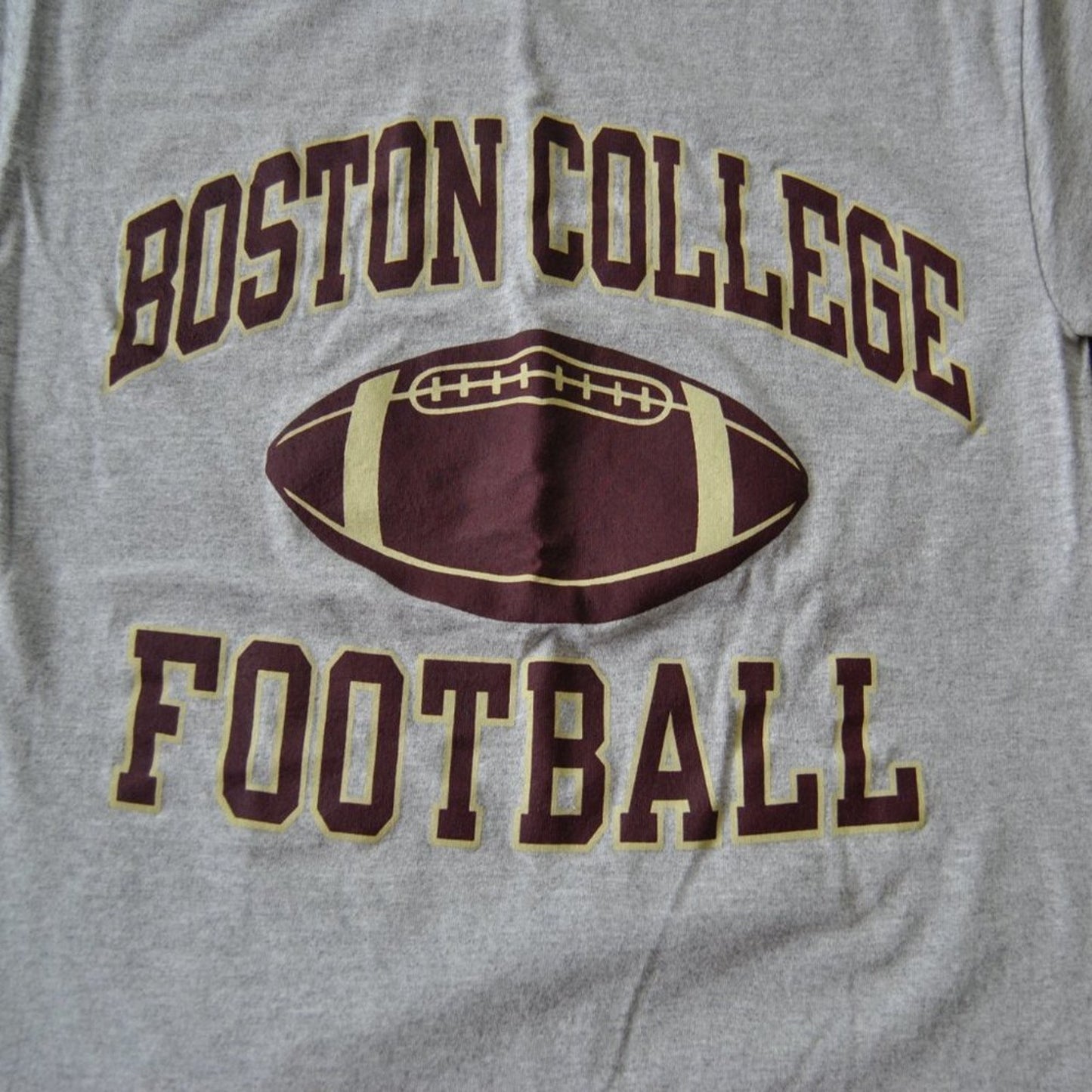 Boston College Football Small Gray Champion Short Sleeve Shirt
