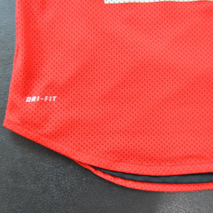Ohio State Buckeyes X-Small Nike Red & Black Pinnie Tank Top