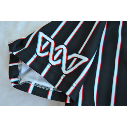 Wubaholics Jersey Shirt Black with Trippy Stripes #19