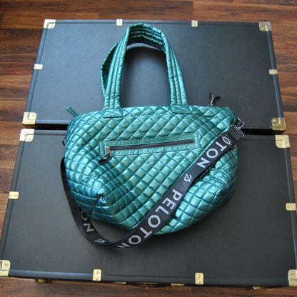 Oliver Thomas x Pelton Very Rare Teal Duffle Bag w/ Small Inner Tote