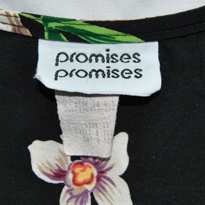 Promises Promises Hawaiian Button Down Shirt Size 12