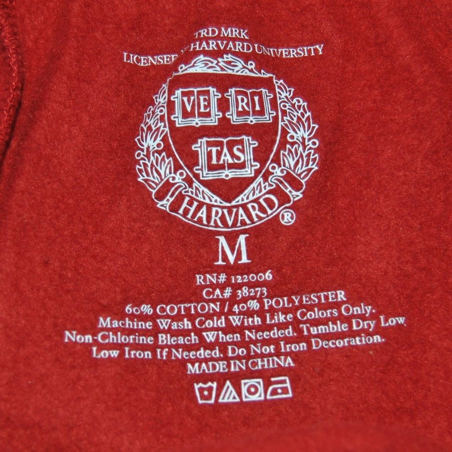 Harvard University Medium Crimson & White School Sweatpants