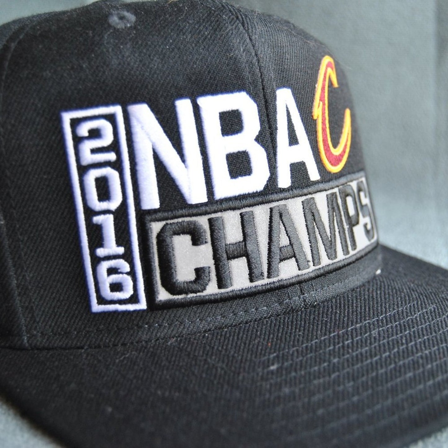 Cleveland Cavaliers 2016 NBA Champs Black Snapback Hat