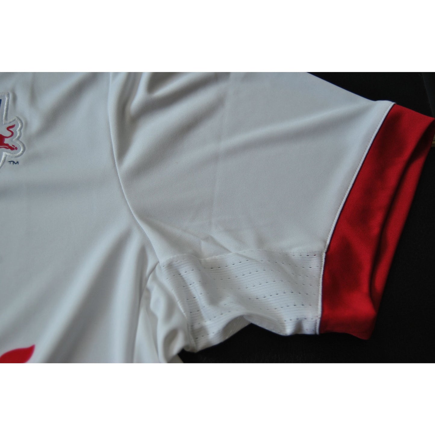 New York Red Bulls MLS Red & White Adidas Jersey Size: Large