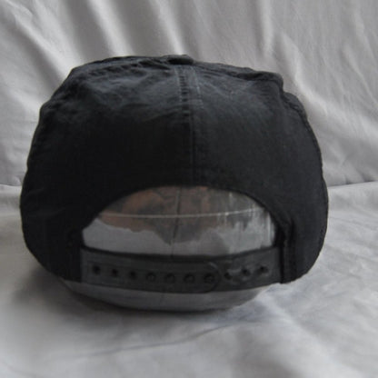 Lighting Bolt Black Vintage Snap Back Hat