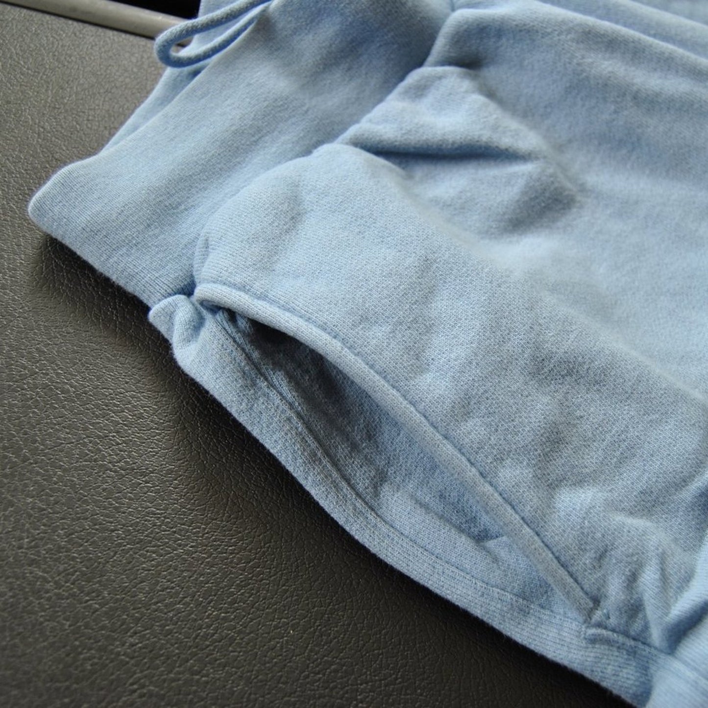 Champion Reverse Weave Small Light Blue and Pink Sweat Shorts