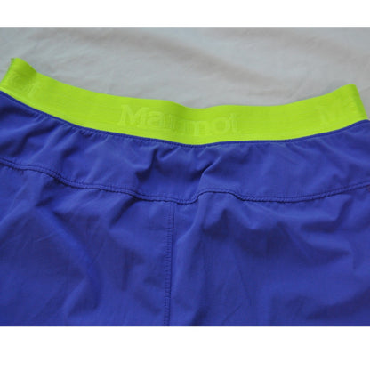 Marmot Purple & Neon 3" Shorts w/ Inner Liner Small