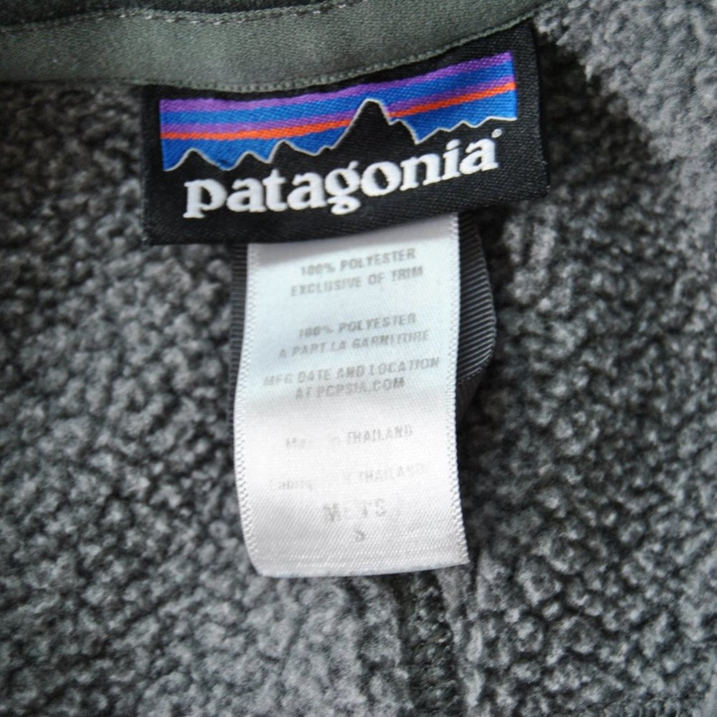 Patagonia Better Sweater Small Gray Fleece Jacket