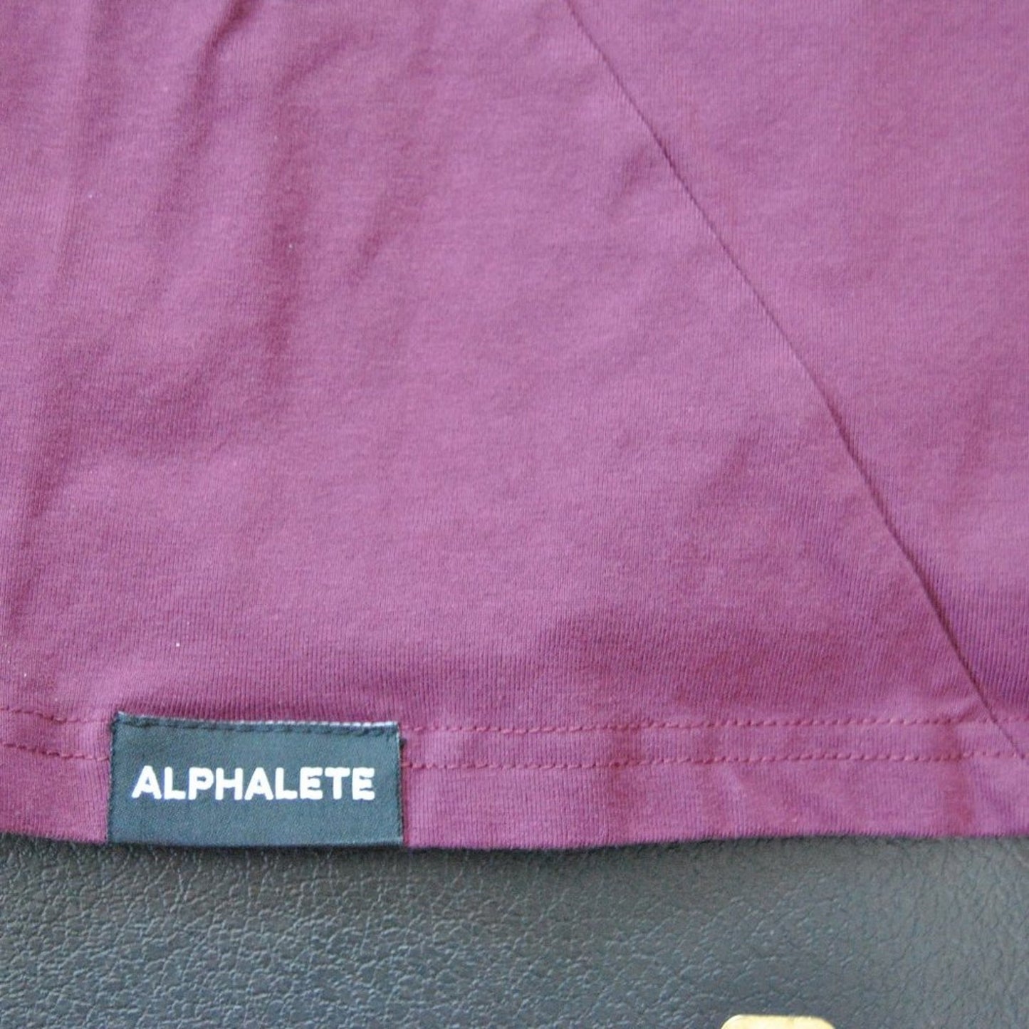 Alphalete PBNS Medium Purple/Maroon and Black Tank Top