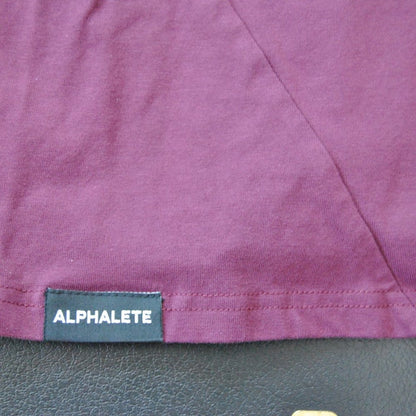 Alphalete PBNS Medium Purple/Maroon and Black Tank Top