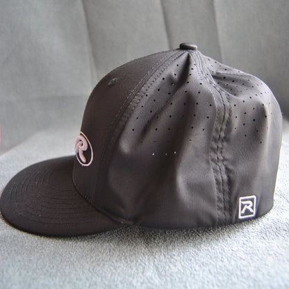 Rawlings Black & White Fitted Hat Size: Small/Medium