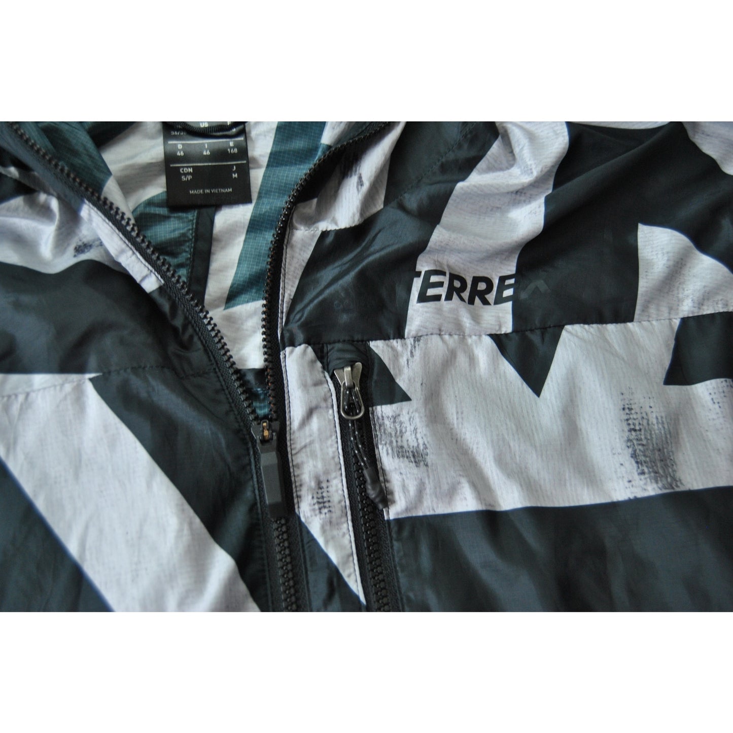 Adidas Terrex Xperior Small Light Windweave Lightwight Full Zip Up Jacket