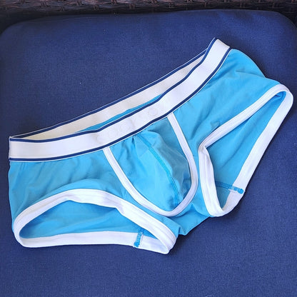 Baby Blue w/ White Trim Brand: Cocksox Boxer Brief Underwear Small