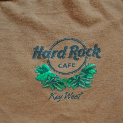 Hard Rock Cafe Key West Save the Planet X-Large Orange Short Sleeve Shirt