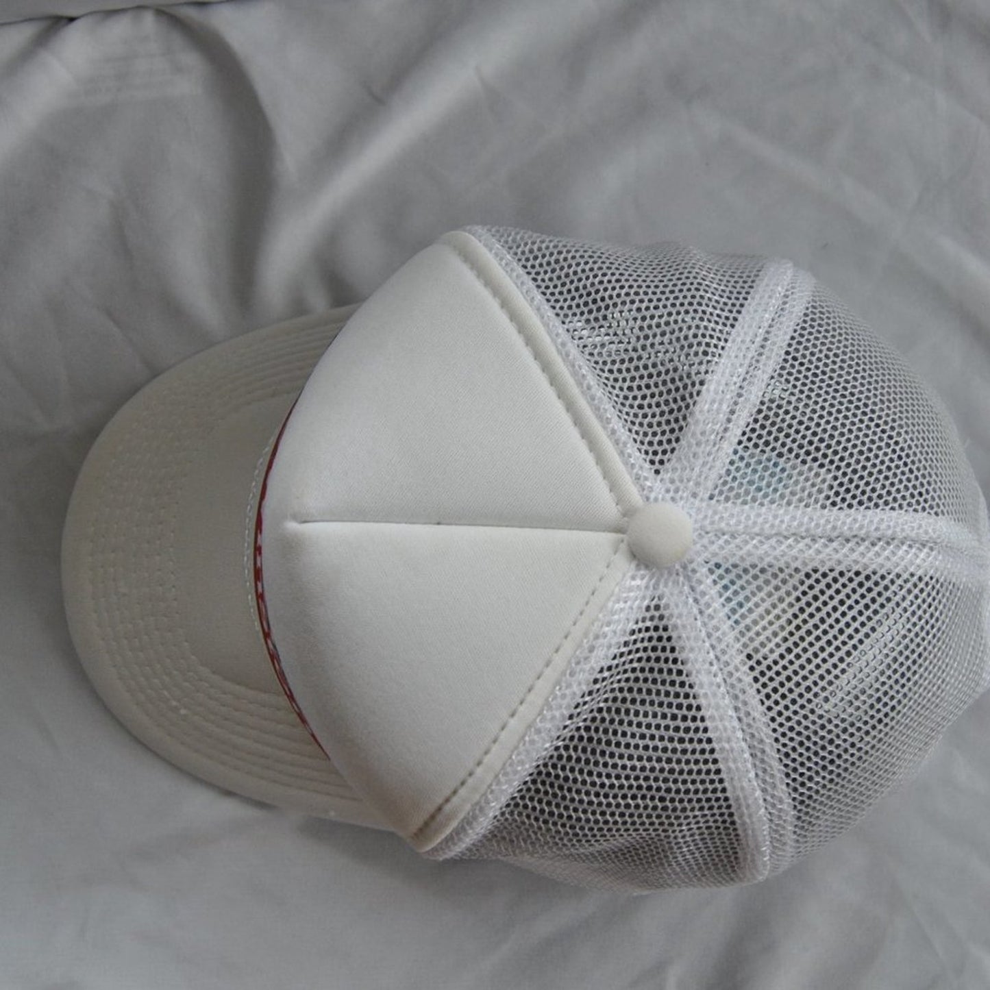 The Winston Vintage White Snap Back Trucker Hat