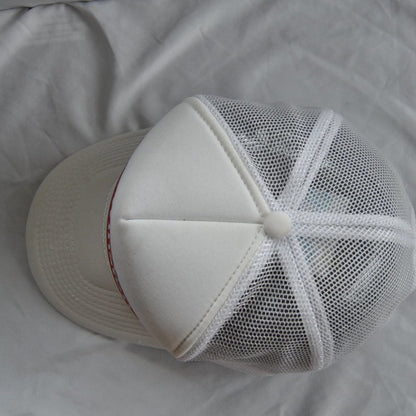 The Winston Vintage White Snap Back Trucker Hat