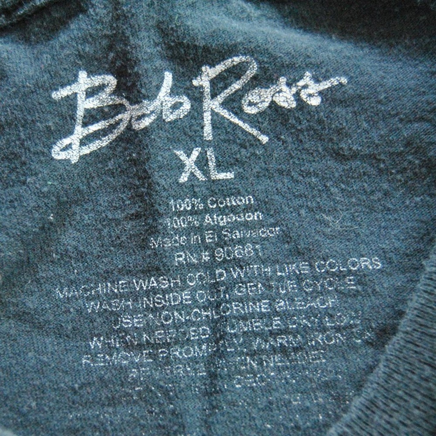 Bob Ross Painting Galaxy X-Large Black Short Sleeve Shirt