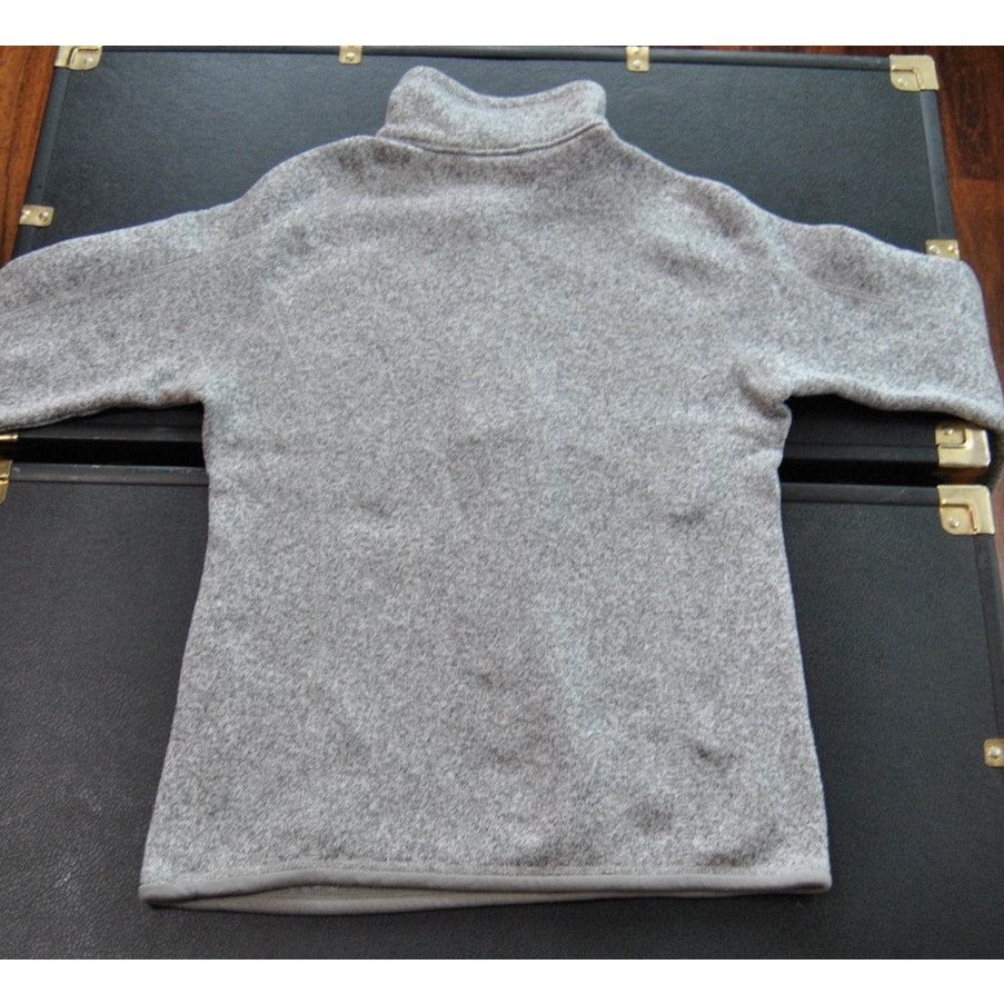 Patagonia Quarter Zip Sweater Small Gray