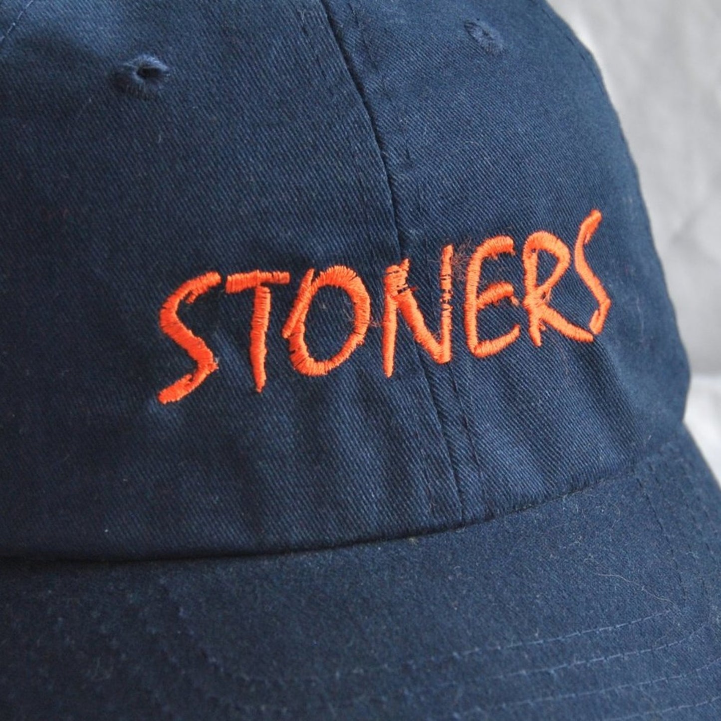 Stoners Blue Orange Headshot Dad Hat w/ Adjustable Strap
