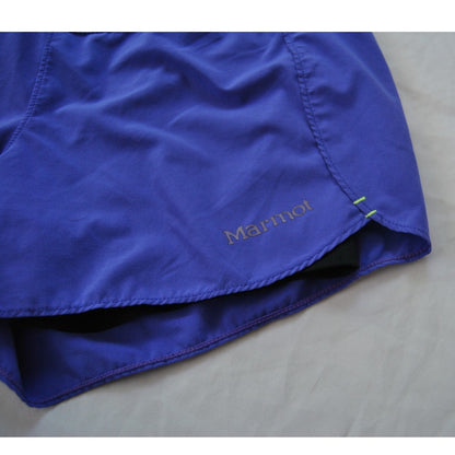 Marmot Purple & Neon 3" Shorts w/ Inner Liner Small