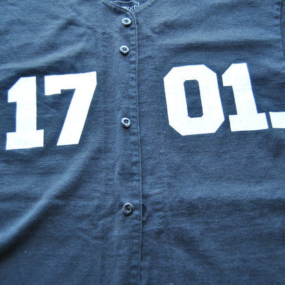 Detroit Is The New Black 1701 Medium Black Button-down Jersey