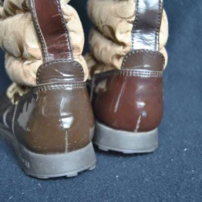 Coach Brown Q388 Jordy Snow Boots 7.5 Women